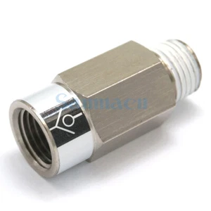1/4" BSP AKB02B-02S Straight One Way Non Return Air Check Valve Bushing - Picture 1 of 6