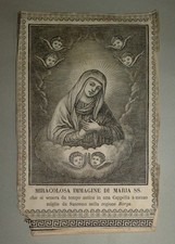 MIRACOLOSA IMMAGINE DI MARIA SS. Antica immagine regione Borgo (Sanremo)