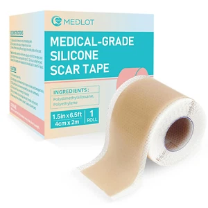 Silicone Scar Sheets, 1.5” X 78” Roll, Reusable Silicone Scar Tape, Medical Scar - Picture 1 of 12