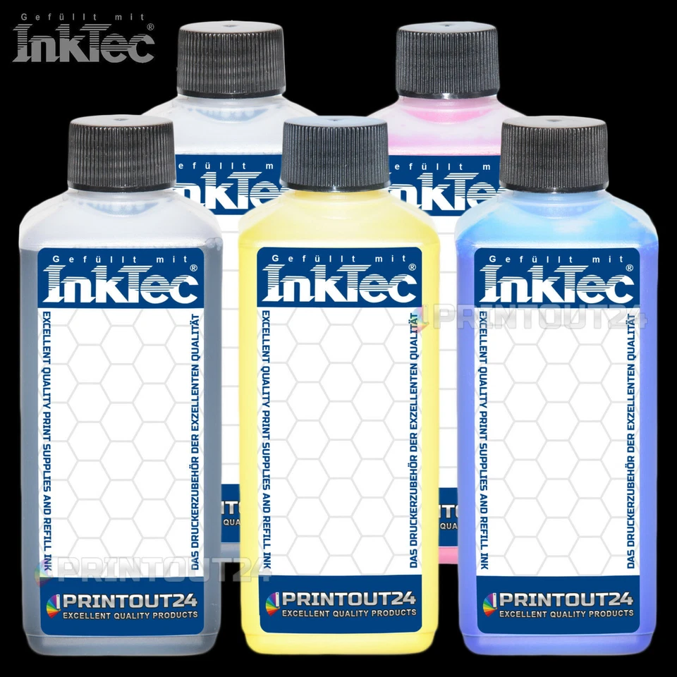5X100ML InkTec® Refill Ink For Epson Colorworks TM-C3400 TM-C3500 TM-C3600 - Image 1 of 4