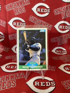 1989 Score Rickey Henderson #70 HOF