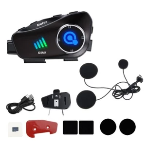 Helmets Camera 120° Wide Video Recording Headset Intercom Waterproof - Picture 1 of 25