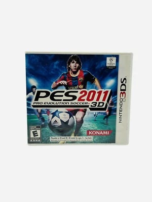 Pro Evolution Soccer 2011 3DS Game Nintendo Messi Ronaldo Rooney Drogba Futbol - Image 1 of 4