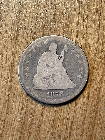 1878 Seated Liberty Quarter G Cover