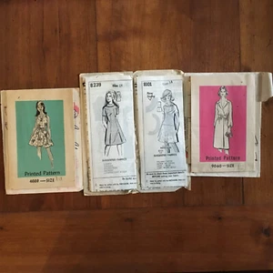 Vintage Lot 4 1970’s Mail Order Dress Patterns Different Sizes Grit Ann Adams - Picture 1 of 9