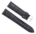 20mm Italian Leather Watch Band Strap For Tissot Prc200 Prs516 1853 Watch Black