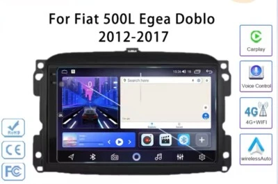 CARPLAY CARTABLET 7'' Fiat 500L Android Auto Wi-Fi Bluetooth Navi USB 2 32gb - Immagine 1 di 4