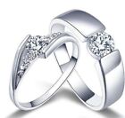 Couple Ring For Men & Women Adjustable Size Finger Engagement Ring Set Of 2Pc