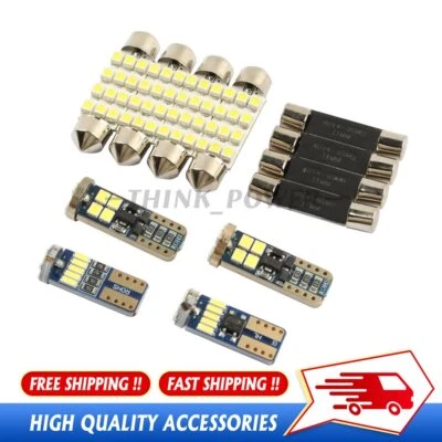 White LED Interior Lights Package kit For 2007 - 2013 Chevy Silverado 1500 2500 Foto 1 de 4