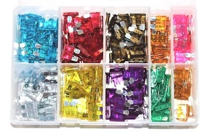 Assorted Blade Fuses 3A - 40A Amp Fuse Car Van Lorry Auto Electrical QTY 250 AT3 - Picture 1 of 1