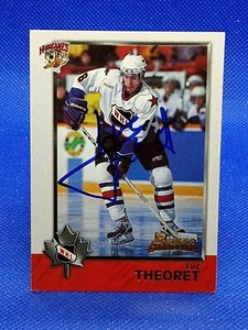 AUTOGRAPH AUTO Luc Theoret 1998-99 Bowman CHL #65