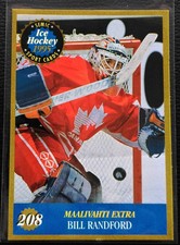 1995 Finnish Semic Hockey #208 Bill Randford Canada National Team