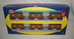 6 Pack Athearn HO 87012 Bessemer and Lake Erie B. & L.E. 24' Ore Cars with Loads - Picture 1 of 3