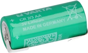 Batteria Varta litio 3V 1350mAh CR 2/3AA 2/3AA - cella LF a forma di U - Foto 1 di 7