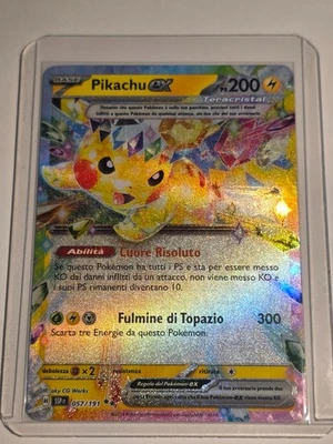 Pikachu ex (SSP 057)●ITALIAN●DOUBLE RARE●POKEMON●Surging Sparks●2024●NM●P059 - Image 1 of 2