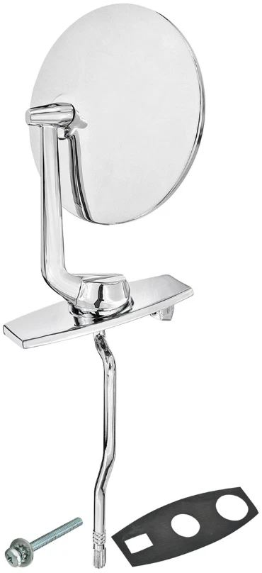 RestoParts левостороннее наружное зеркало 1967 Cadillac DeVille и Fleetwood - Изображение 1 из 3