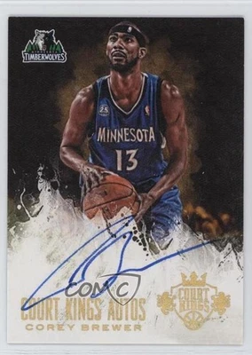 2013-14 Panini Court Kings Auto Gold /10 Corey Brewer #46 Auto - Image 1 of 2