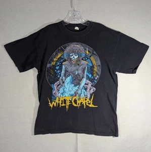 Whitechapel Band Shirt Mens Large Graphic Tee Deathcore Metal Grunge Zombie Art - Picture 1 of 7