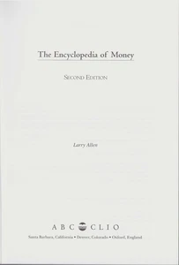 Encyclopedia of Money by Larry Allen (2009, Hardcover) - Picture 1 of 1
