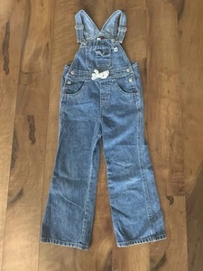 Vintage Tommy Hilfiger jeans overalls, girls size 5 - Picture 1 of 4