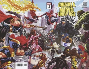 GODZILLA DESTRUYE EL UNIVERSO MARVEL LISTADO (#1 2 5 DISPONIBLE/TÚ ELIGES) - Imagen 1 de 3
