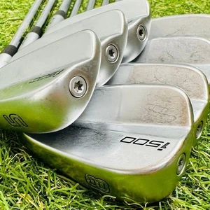 PING i500 Gold Dot Men’s Iron Set 7-PW N.S PRO Zelos 7 Graphite Shaft Used - Picture 1 of 10