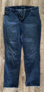 Lee Plus Damengröße 18 lang mittelhoher Bund normale Passform gerades Bein mittlere Leibhöhe LESEN! - Bild 1 von 11