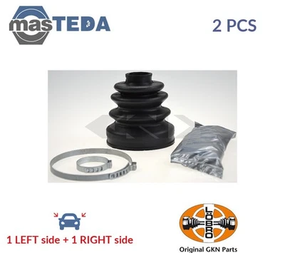304148 CV JOINT BOOT KIT PAIR TRANSMISSION END FRONT RIGHT LEFT LOBRO 2PCS NEW - Image 1 of 4