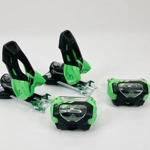 Fijaciones de esquí TYROLIA Attack 11 CALIENTE agarre verde caminar EXCELENTE sin frenos - Imagen 1 de 17