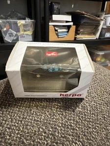 HERPA BMW 325i CABRIO BLUE 1:87 SCALE - NIB diecast private collection - Picture 1 of 5