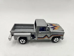 Vintage Soma 1973-80 Chevrolet Pickup Truck Silver Chevy 1/64 Scale Diecast Car - Bild 1 von 5