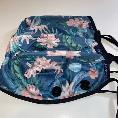 Lot Of 4 Women’s EQUIPE Breathable Ear Relief Surgical Scrub Caps- FLORAL  - Image 1 of 3