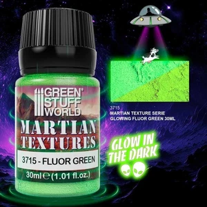 Green Stuff World - Textured Paint - Martian - Fluor Green 30ml - Picture 1 of 2