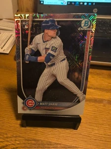 2025 Bowman Chrome Matt Shaw (RC) Mojo Refractor #46 Chicago Cubs - Picture 1 of 1