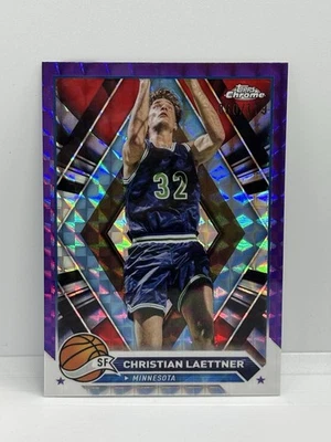 2023-24 Topps cromo - Christian Laettner #36 refractor geométrico púrpura/119 Foto 1 de 2