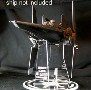 acrylic display stand for Hasbro Star Wars V-wing Fighter - Picture 1 of 4