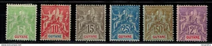 Timbre de Guyane N° 43, 44, 45, 46, 47, 48 Neuf * / MH - Imagen 1 de 1