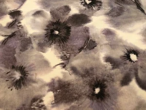 Stroheim Printed Floral Velvet Upholstery Fabric- Cerney Floral Whisper 1.15 yd - Picture 1 of 5