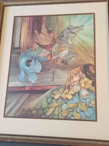 R.L Crouse "HIPPOCAMPUS" 13/200 Print Signed, COA - Picture 1 of 2