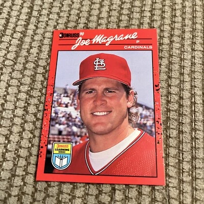 1990 Donruss Learning Series #34 Joe Magrane St. Louis Cardinals FREE SHIPPING** - Image 1 of 2