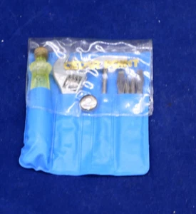 Vintage Mini Tool Set Kit in Blue Plastic Case "Cedar Point Advertising" - Picture 1 of 5