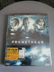 Prometheus Triple Play (Blu-ray + Dvd, 2012) Brand New. Cert 15