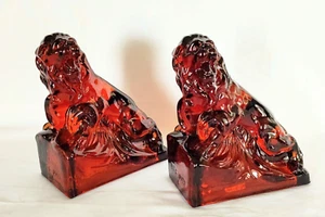 Set Cambridge von Imperial 1978 Brüllender Bernstein Löwe Buchstützen Tiere - Bild 1 von 8