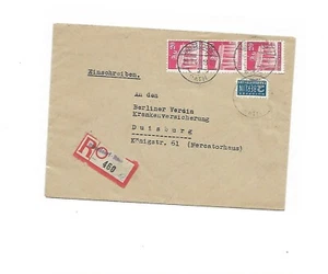 Bizone / Düsseldorf - Rath violetter L1 + hs. "a" auf ungez. Beh.-R.-Zettel auf  - Bild 1 von 2