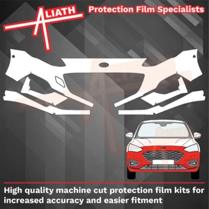 Fits Ford Focus ST Line (MK4) 19- Front Bumper Stone Chip Guard Protection Film - Picture 1 of 3