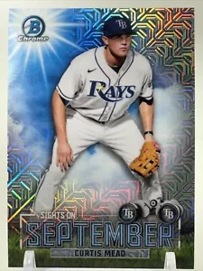 2023 Bowman Curtis Mead Sights On September Insert Chrome Mojo Refractor #SOS-20 - Picture 1 of 2