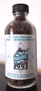 MLB Florida Marlins 1993 Inaugural Year Jar of Authentic Infield Clay Joe Robbie - Picture 1 of 5