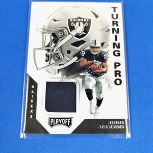 Maglia Josh Jacobs #TP-6 Panini 2019 Carta Calcio Playoff Turning Pro - Foto 1 di 3
