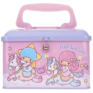 Little Twin Stars Coin Cash Bank Safe Saving Money Pippy Tin Storage Box Kids - Imagen 1 de 7