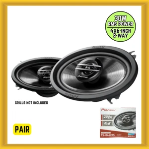 Pioneer TS-G4620S 4x6" 30W RMS Power 2-way Full-range Car Audio Speakers (PAIR) - Picture 1 of 5